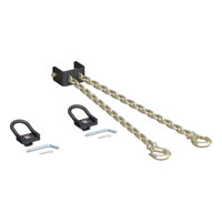 (image for) Crosswing 5th Wheel Hitch Replacement Safety Chain Assembly With Anchors #16612