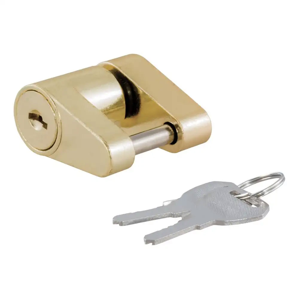(image for) Coupler Latch Padlock Brass Plated #23022