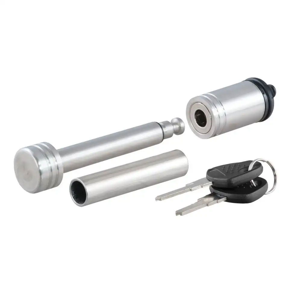 (image for) 1/2" Barbell Hitch Lock, Stainless, 1 1/4" Or 2" Receiver #23517