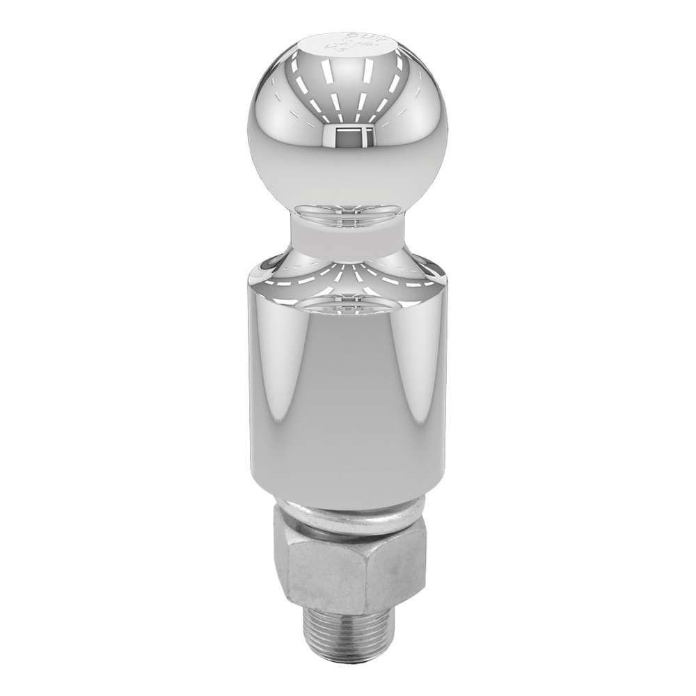 (image for) 1 7/8'' Chrome Trailer Hitch Ball, 3.5k, 1" X 2 1/8" Shank, 2" Rise #42032