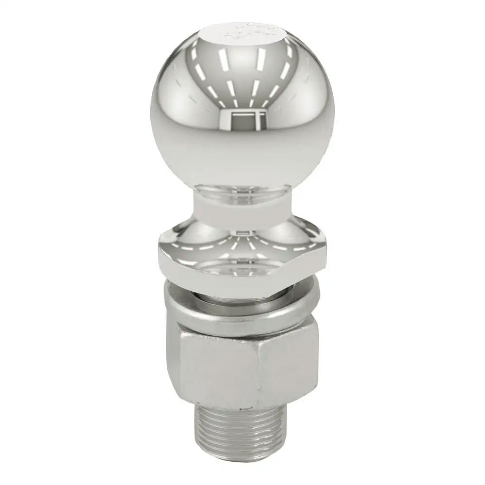 (image for) 2 5/16" Stainless Steel Trailer Hitch Ball, 15k, 1 1/4" X 2 5/8" Shank #40055