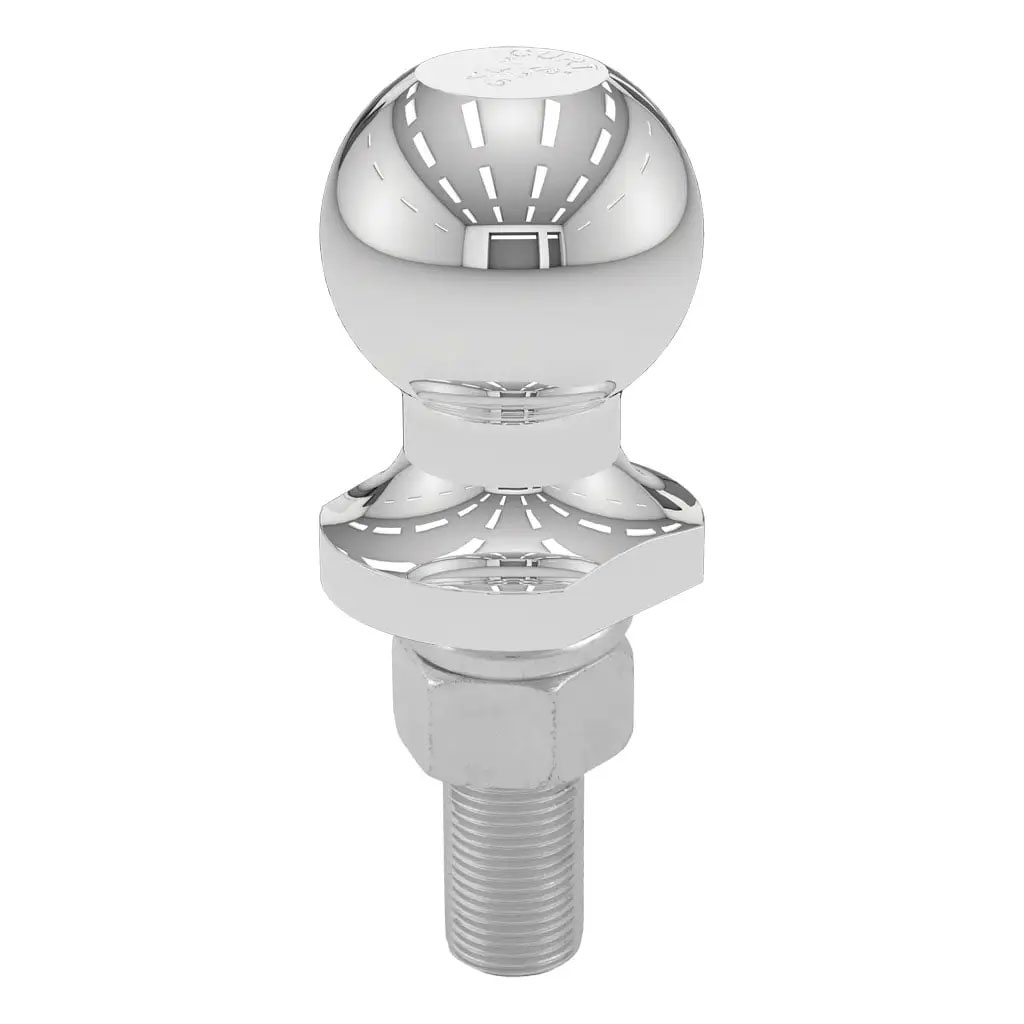 (image for) 1 7/8'' Chrome Trailer Hitch Ball, 2k, 3/4" X 2 1/8" Shank #40017