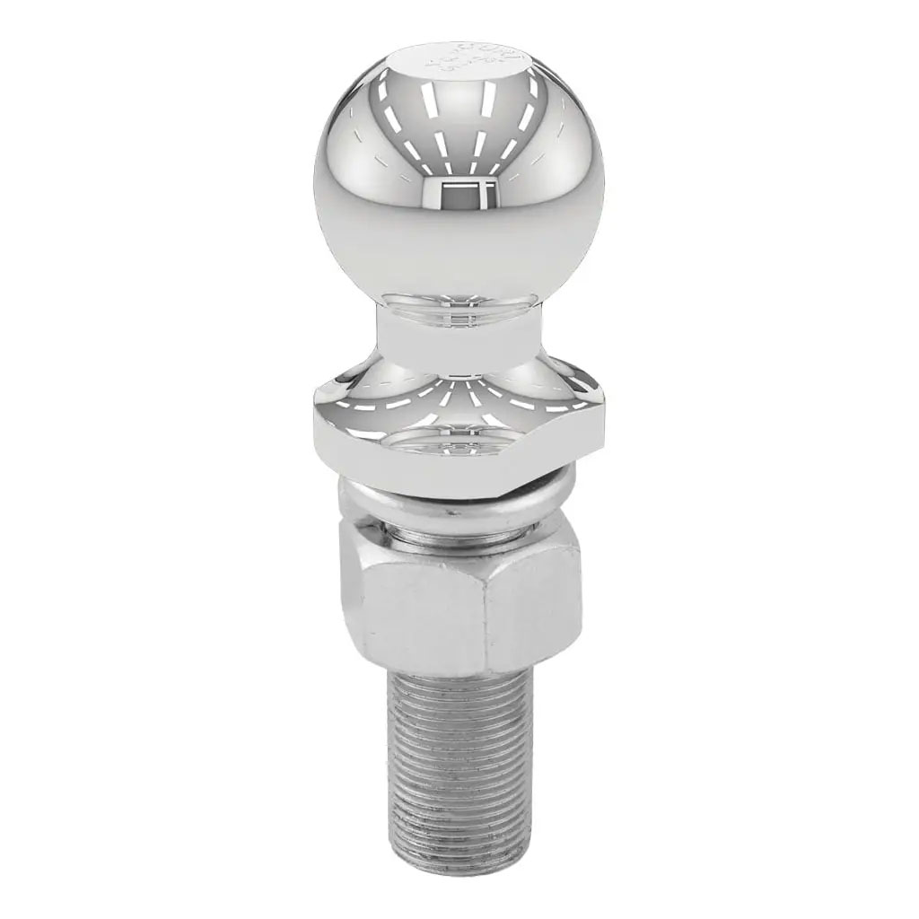(image for) 1 7/8'' Chrome Trailer Hitch Ball, 3.5k, 1" X 3" Shank #40172