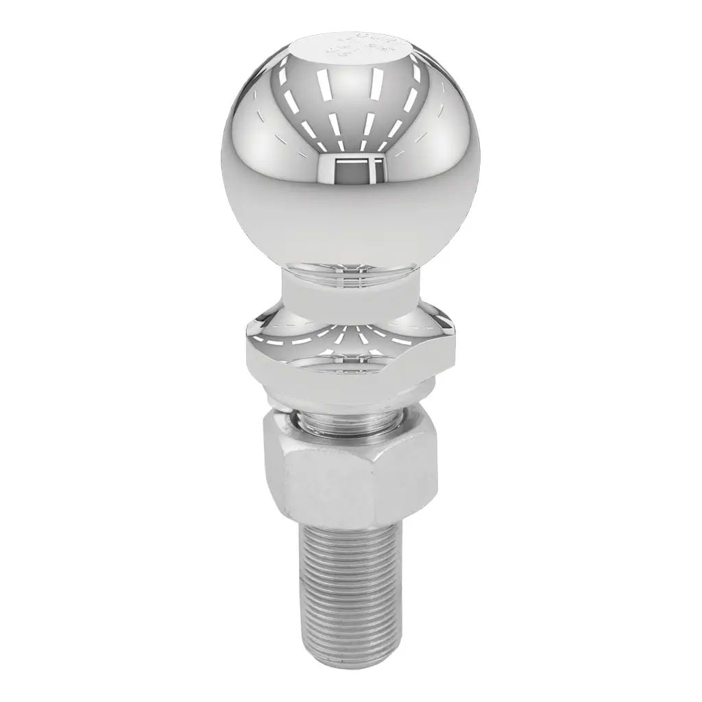 (image for) 2 5/16'' Chrome Trailer Hitch Ball, 6k, 1" X 3" Shank #40175