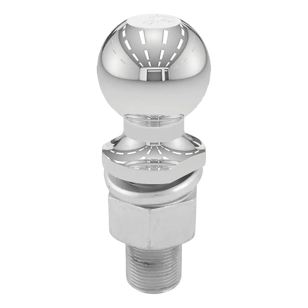 (image for) 2 5/16'' Chrome Trailer Hitch Ball, 6k, 1 1/4" X 3" Shank #40176