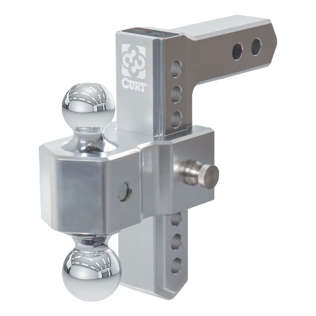 (image for) Alumalite Adjustable Aluminum Dual Ball Mount 7 1/2" Drop #45365