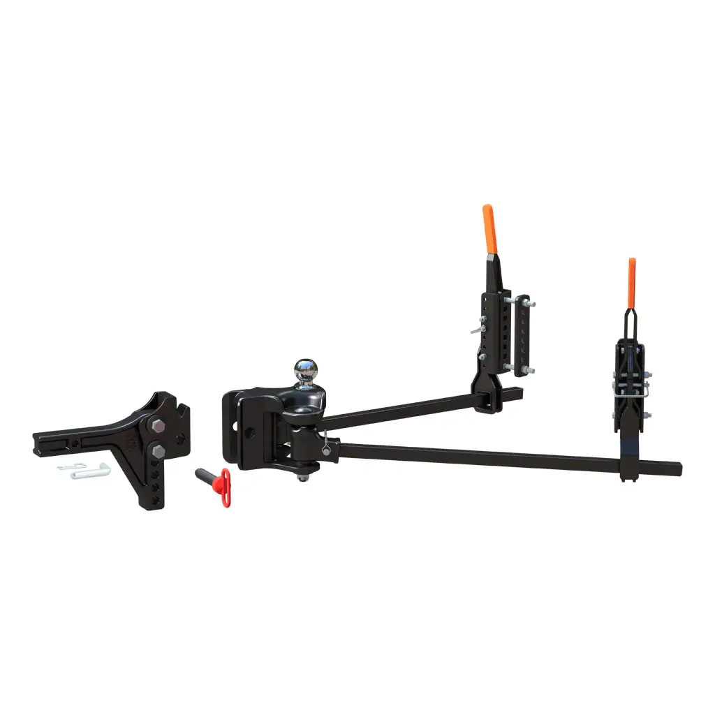 (image for) TruTrack 4P Trailer Mount Weight Distribution Hitch With 4X Sway Control 8K-10K #17520