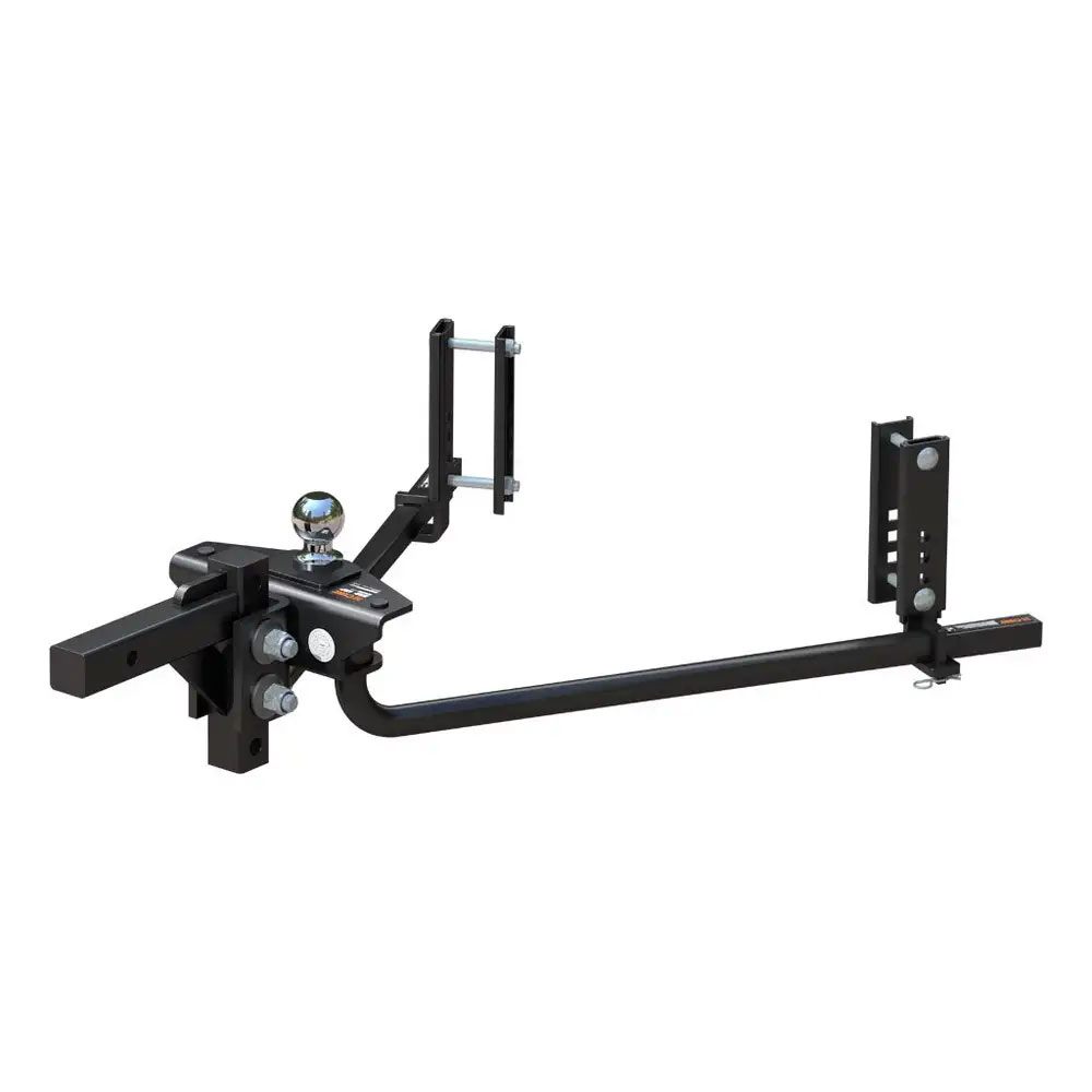 (image for) TruTrack 2P Round Bar Weight Distribution Hitch With 2X Sway Control & 2 5/16" Ball 8K-10K #17601