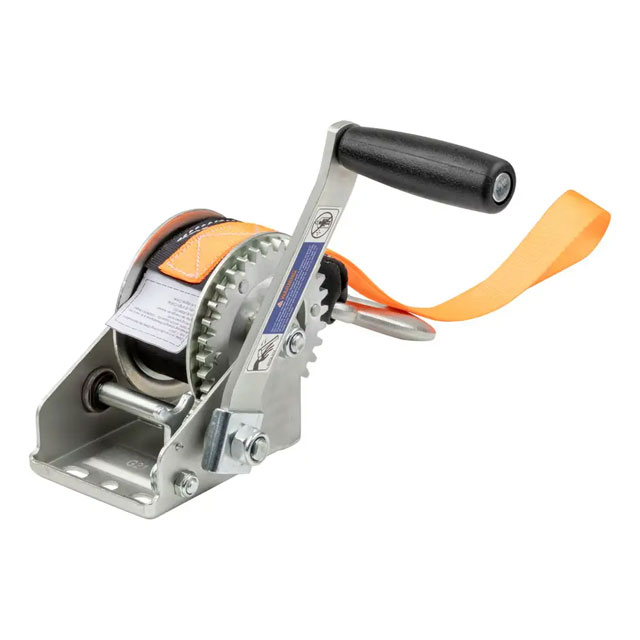 (image for) Hand Crank Winch, 900 lbs, With Strap #25002