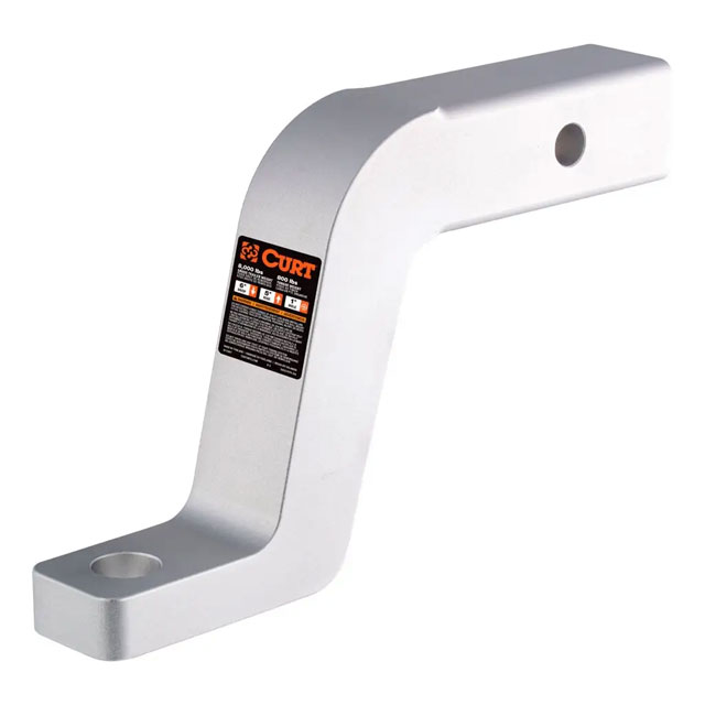 (image for) Aluminum Ball Mount 8,000 Lbs. 6" Drop 8 1/2" Long #45382