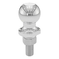 (image for) 1 7/8'' Chrome Trailer Hitch Ball, 2k, 3/4" X 2 1/8" Shank #40017