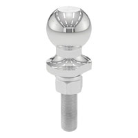 (image for) 1 7/8'' Chrome Trailer Hitch Ball, 2k, 3/4" X 3" Shank #40171