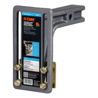 (image for) Securelatch Adjustable Pintle Mount, 2" Shank, 6 7/8"" Long, 20K #48011